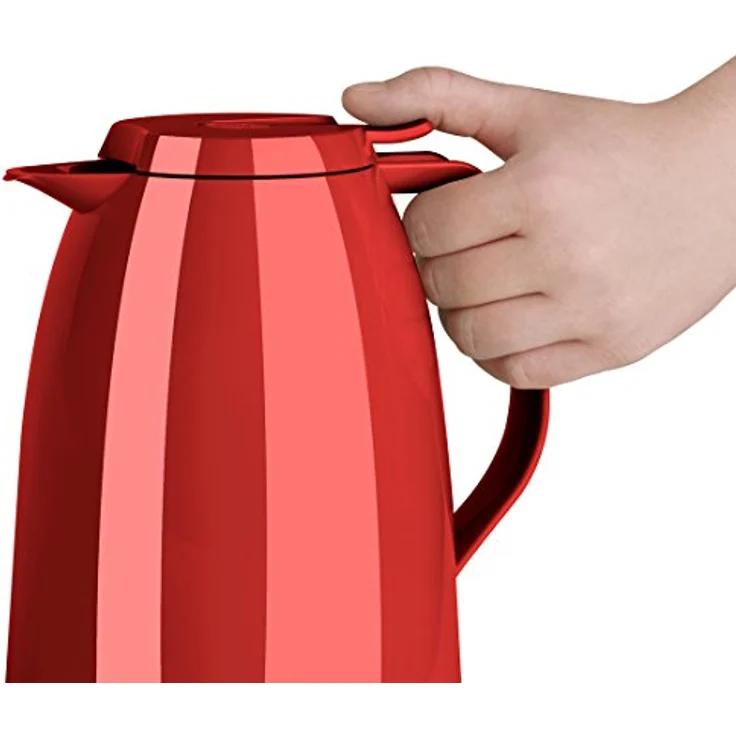 Emsa 517011 Mambo Isolierkanne QT, 1,5 L, hochglanz, rot – Bild 5