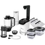 MasterPRO Trio Nutrimix | 3 in 1 Mixer Set | 1000 W Vakuumverpackungsset mit 1,5L Fassungsvermögen | 7 Automatikprogramme | Inklusive Zubehör