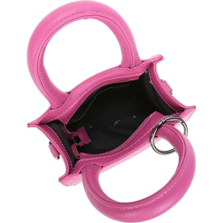 Buffalo Boxy Mini Bag, Handtasche 17.5 cm x 9.5 cm x 16.5 cm, pink berry, 100% Polyester – Bild 4