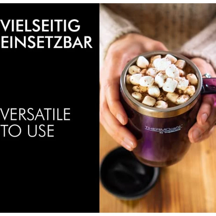 ThermoCafé by THERMOS Desktop Mug Bürotasse, Kunststoff, Türkies, 0,35 Liter – Bild 6