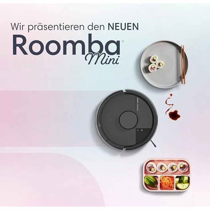 iRobot Roomba® Mini Saug- & Wischroboter mit AutoEmpty™ Dock, 7000 Pascal Saugkraft, Schwarz – Bild 2