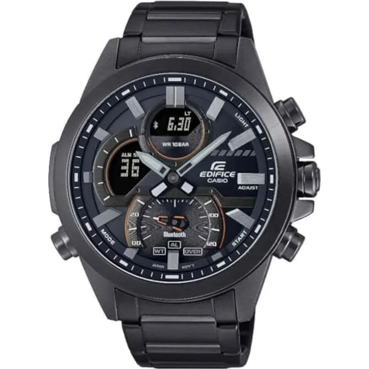 Casio Watch ECB-30DC-1AEF, Schwarz Edelstahl Band, Smartphone-Konnektivität – Bild 1