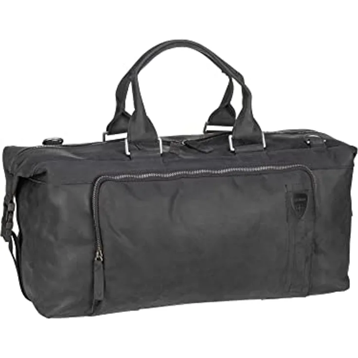 Strellson Richmond Landon Weekender Reisetasche, 50 cm, 100% Leder, schwarz
