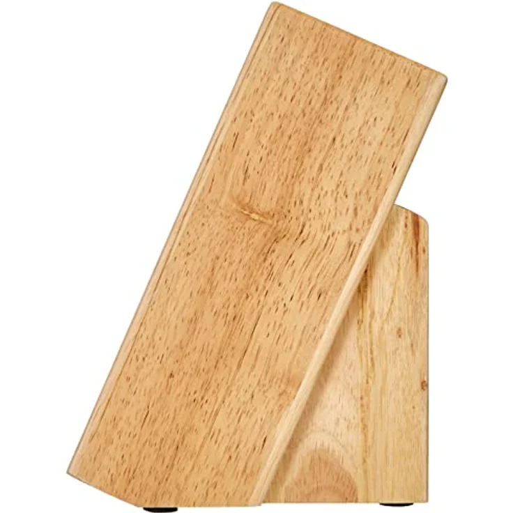 Tescoma Messer-und Scherenblock aus Holz, beige, 16 x 8 x 21 cm - Übersichtliche Aufbewahrung für Kochmesser und Schere – Bild 2