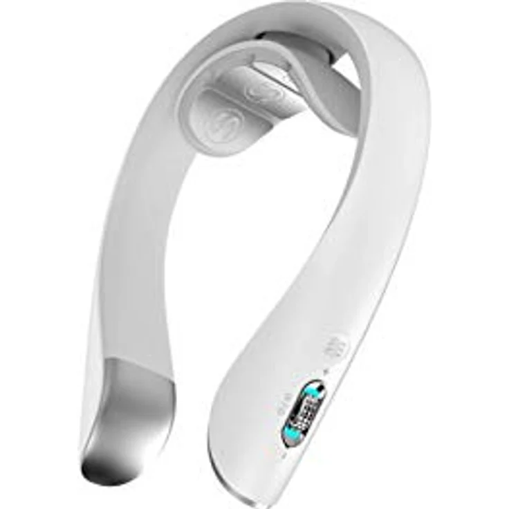 SKG Nackenmassagegerät, K5PRO, weiß Muskeltherapie zum Stressabbau, patentierte elektronische Technologie, batteriebetrieben – Bild 4
