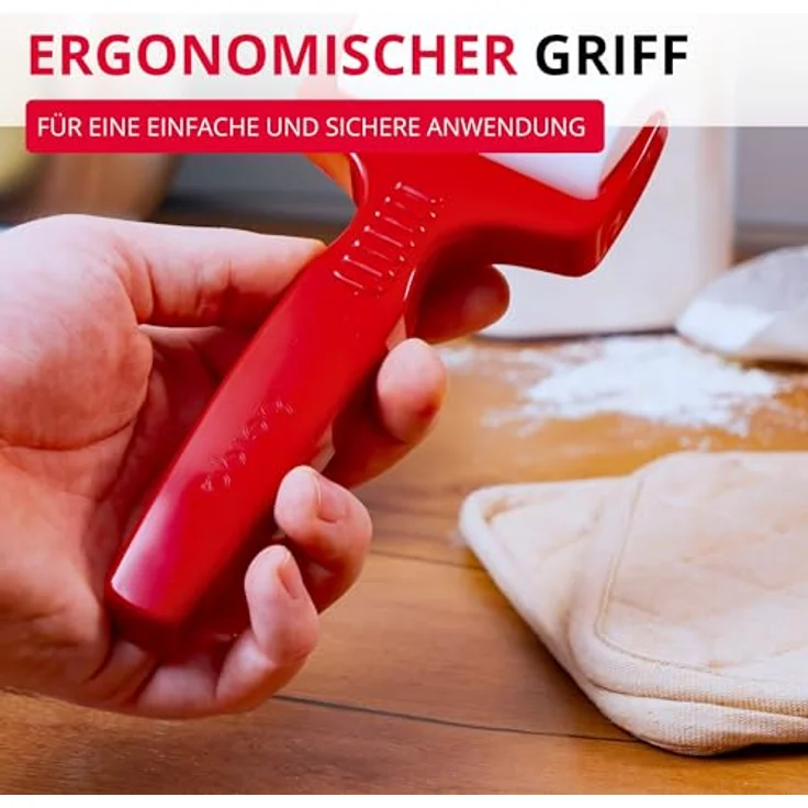 Westmark Backformwalze--roller für runde Backformen, Konisch geformt, Kunststoff, Durchmesser: 4,6 cm, Rot-Weiß, 31402270 – Bild 7