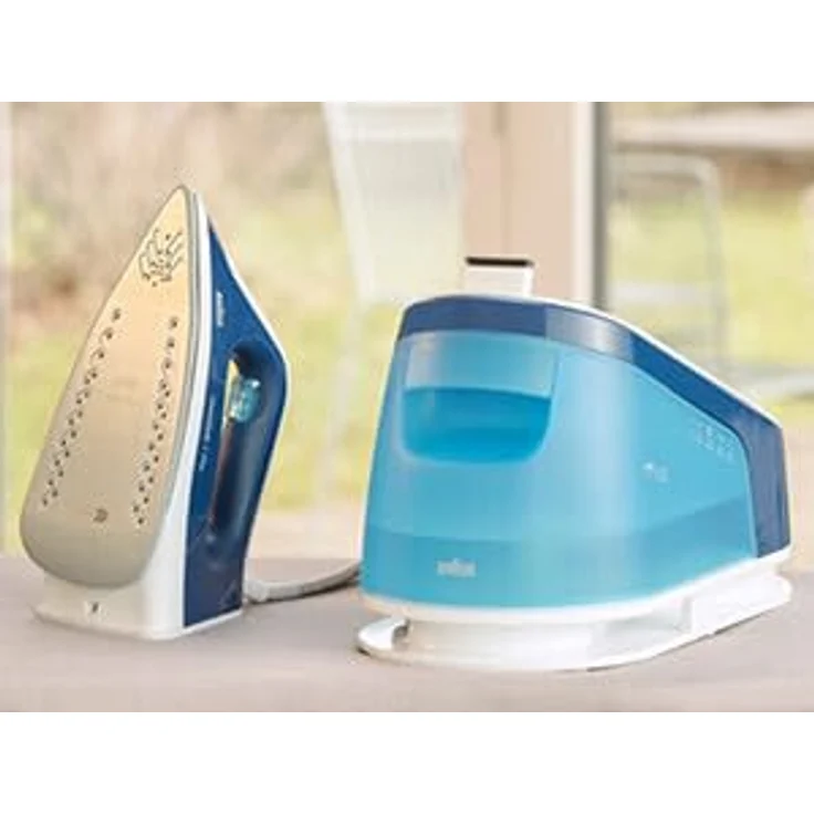 Braun Dampfbügelstation Domestic Home IS 1512 - Dampfbügelstation - blau/weiß, Advanced Steam und FreeGlide 3D Technologie – Bild 5