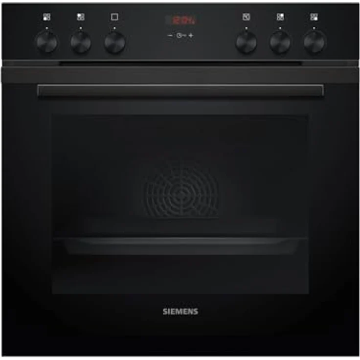Siemens EQ211KA1BZ Set Einbauherd Deep Black Inox HE213ABB3 mit 5 Backofenfunktionen, 3D Heißluft und Glaskeramikkochfeld EA631GNA1E, 60 cm, zusätzliches Backblech HZ631070 – Bild 2