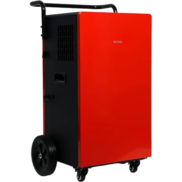 BE COOL BC110LEF2202 Bautrockner, Entfeuchtungsleistung bis zu 110 Liter pro Tag für Räume von 45m²-230m², mit Wasserpumpe und Touch-Panel – Bild 1