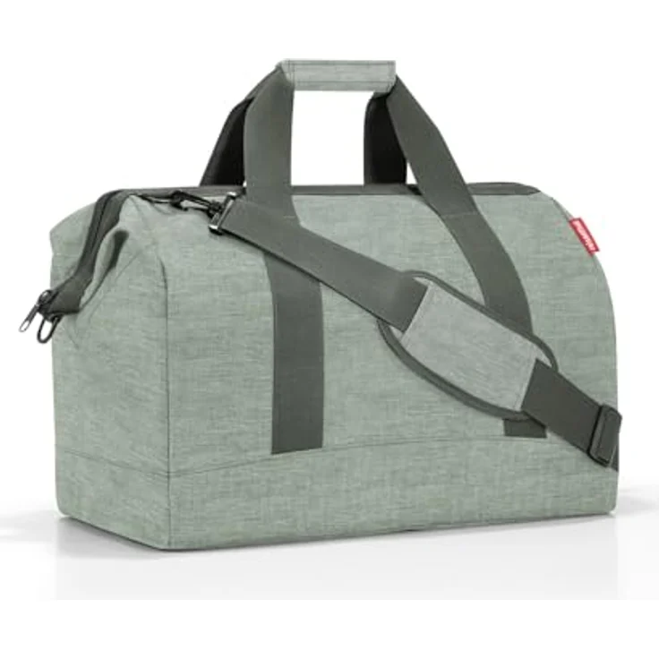 reisenthel Allrounder L twist, geräumige Handtasche im Arzttaschen-Stil, sage Grün – Bild 1