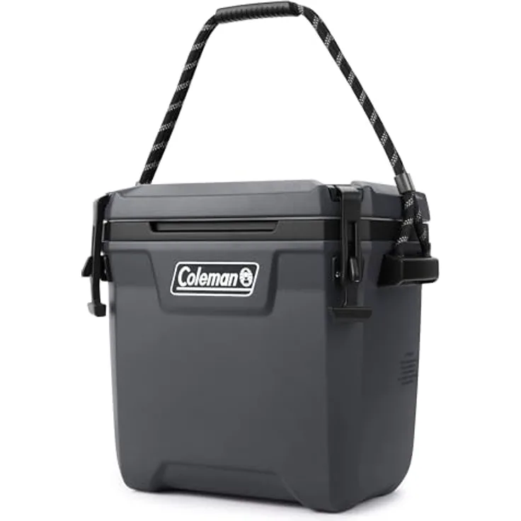 Coleman Convoy 28 QT, Kühlbox (29 l) mit antimikrobieller Innenbeschichtung, grau, bis zu 72 Stunden Kühlwirkung, integrierter Flaschenöffner
