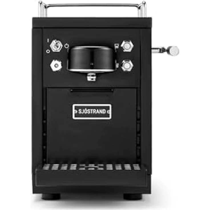 Sjöstrand The Original 2 Kapsel-Kaffeemaschine, 19-Bar-Drucksystem, Edelstahl, Schwarz, kompatibel mit Nespresso® Original Kapseln – Bild 3