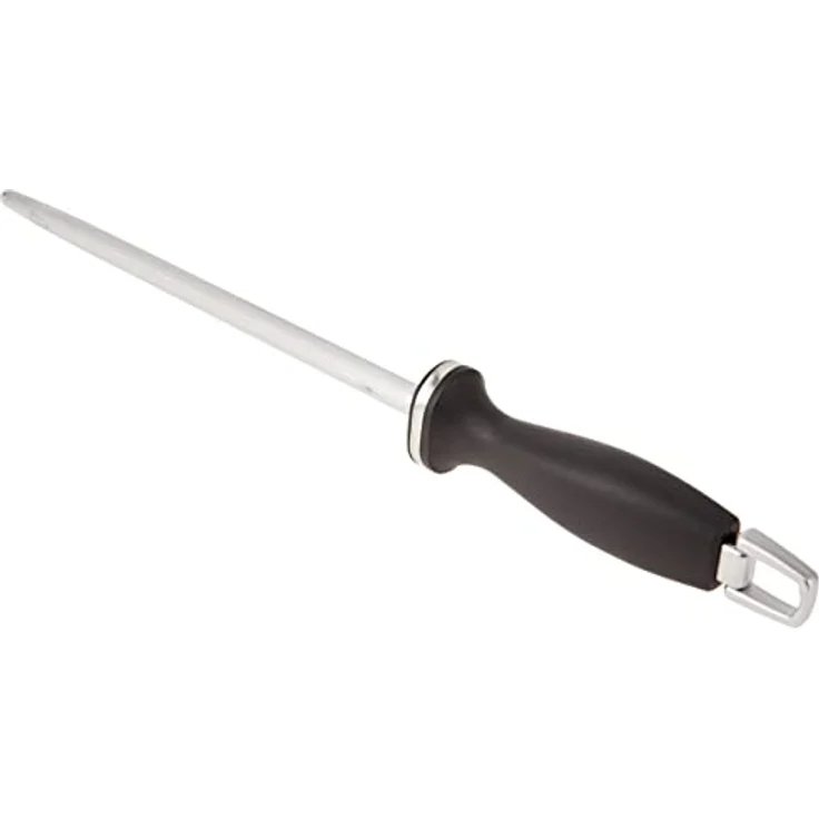 Zwilling Wetzstahl aus geriffeltem, hoch karbonisiertem und hartverchromtem Stahl, 26 cm, Schwarz [Made in Germany] – Bild 1