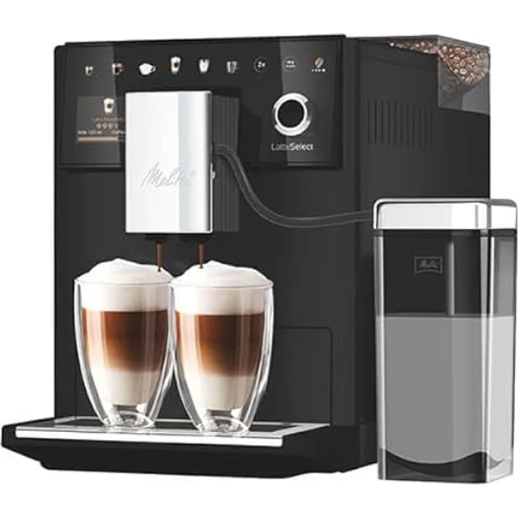 Melitta Latte Select, Kaffeevollautomat, Schwarz – Bild 3