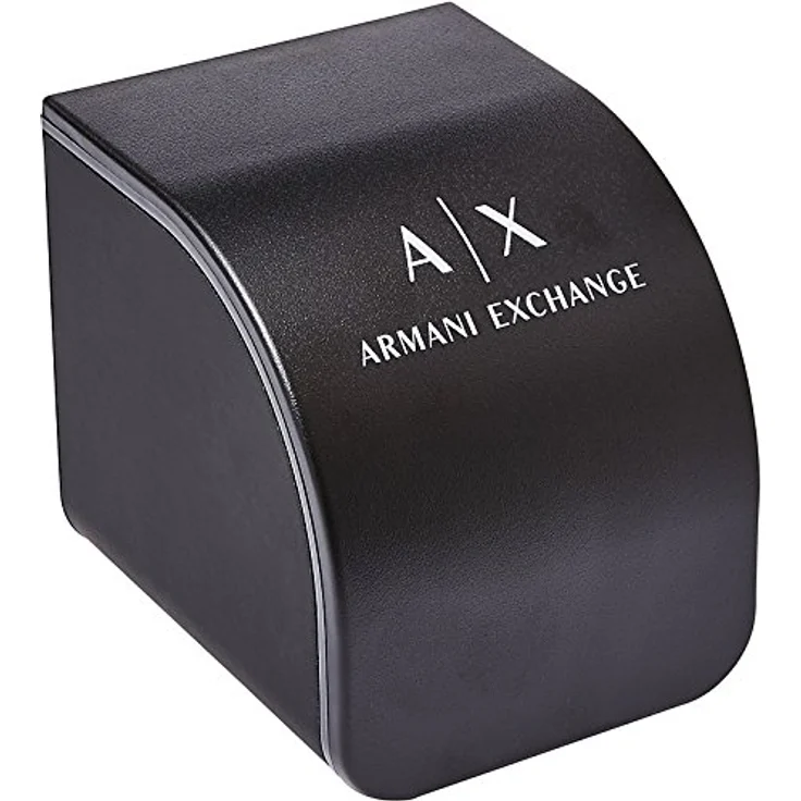 Armani Exchange Herren Armbanduhr, Quarz-Chronograph mit 44mm Gehäuse, Silikonarmband, wasserdicht 3 ATM – Bild 4