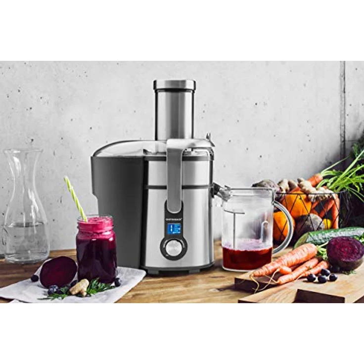 Gastroback Entsafter 40151 Design Multi Juicer Digital, 1300 Watt Profi-Motor, XXL - Einfüllschacht (Ø 84 mm), 5 Geschwindigkeitsstufen – Bild 3