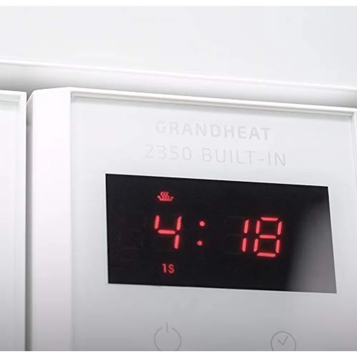 Cecotec GrandHeat 2350 Digitale Mikrowelle mit Grill, Einbaugerät, 900 Watt, 23 Liter Garraum, weiß, Edelstahl – Bild 5