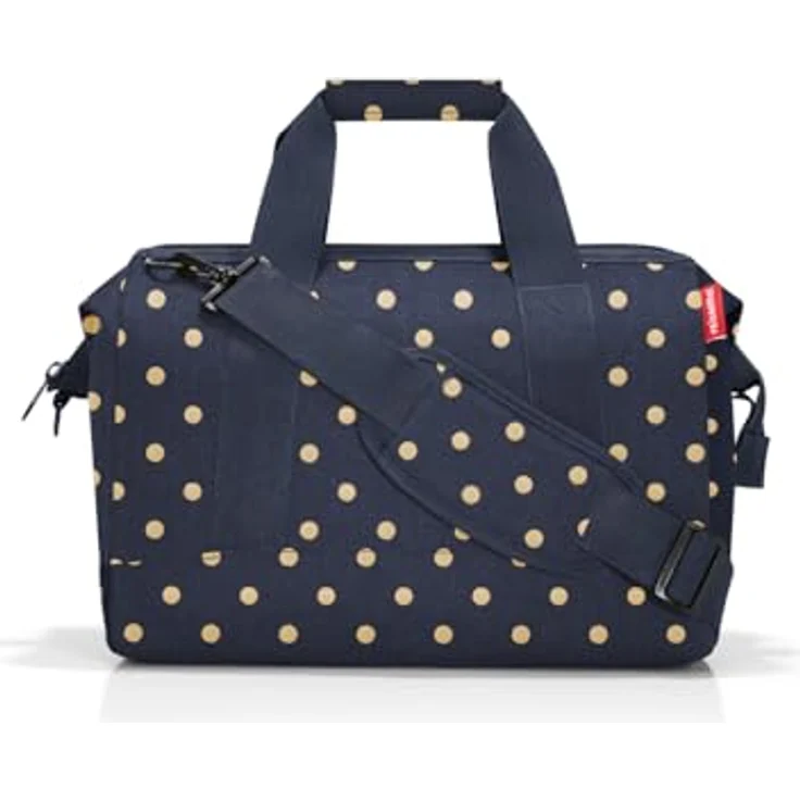REISENTHEL® Einkaufsshopper allrounder M metallic dots blue, 18 l Volumen, wasserabweisendes Polyestergewebe – Bild 2