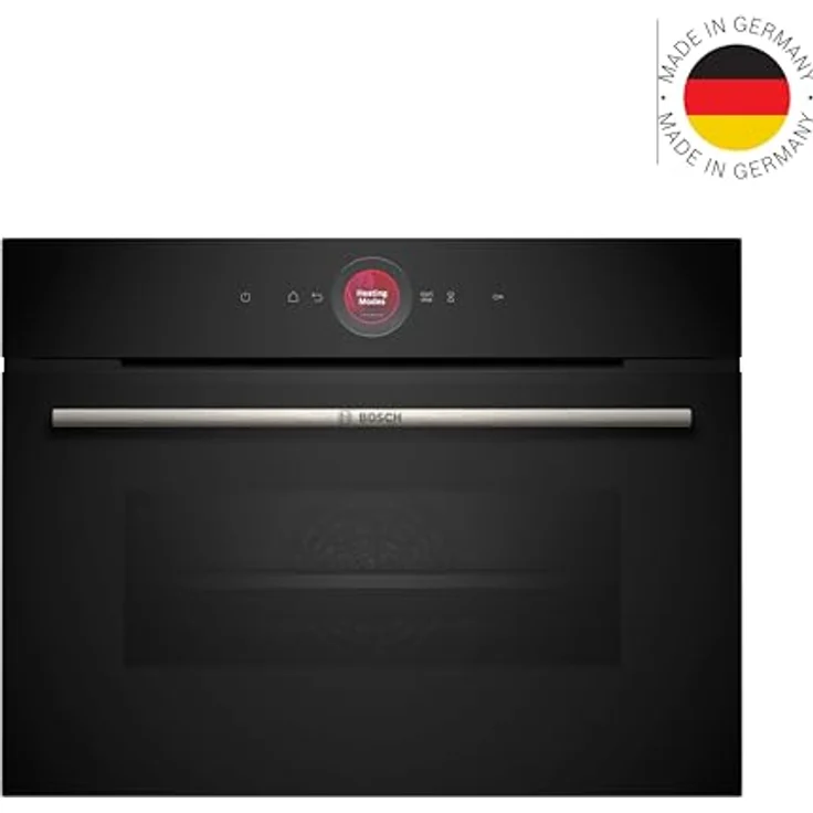 Bosch CBG7341B1, Serie 8 Smarter Einbau-Kompaktbackofen, 60 x 45 cm, Schwarz, Air Fry, Selbstreinigend, Made in Germany – Bild 2
