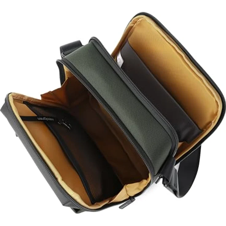 Hedgren Next Inc Umhängetasche mit RFID Schutz, 21 cm, grau, aus strapazierfähigem Polyester mit Tabletfach und abnehmbarem, verstellbarem Umhängeriemen – Bild 6