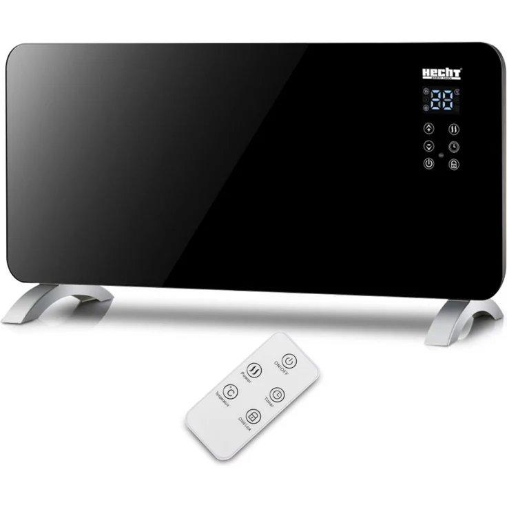 HECHT Heizpaneel 3522, 2000 Watt, für Räume bis 25 m², stufenloses Thermostat, Touchscreen und Fernbedienung