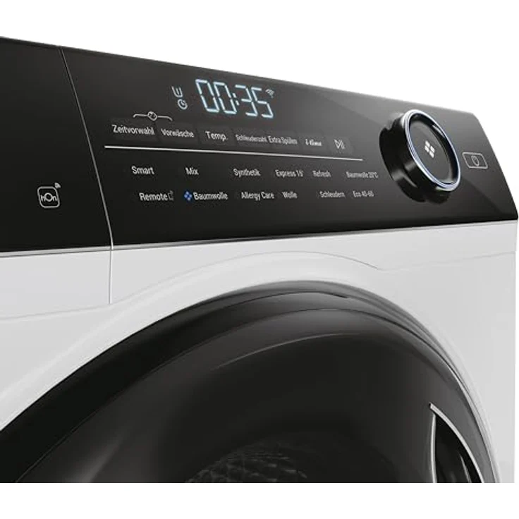 Haier I-PRO SERIE 5 HW80-B14959YEU1 Frontlader Waschmaschine 8kg, 20% effizienter als Klasse A, Leiser Direct Motion Motor, Smart Home: Wi-Fi & hOn App, Refresh-Dampfprogramm, Vollwasserschutz – Bild 4