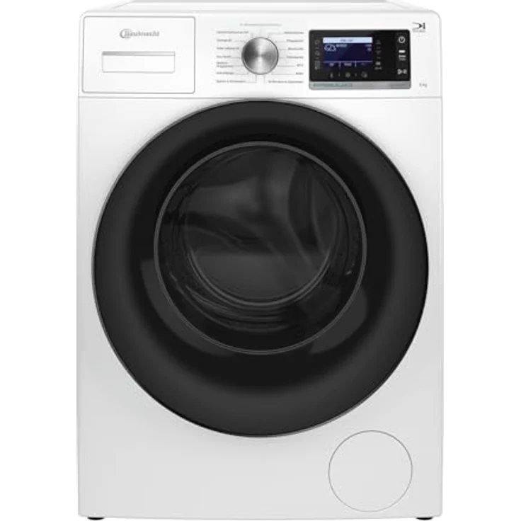 BAUKNECHT B6R 98 SILENCE DE Waschmaschine, 9 kg, 1351 U/Min., Eco-Programme, Steam Hygiene, leiser Direct Drive-Motor, weiß – Bild 1
