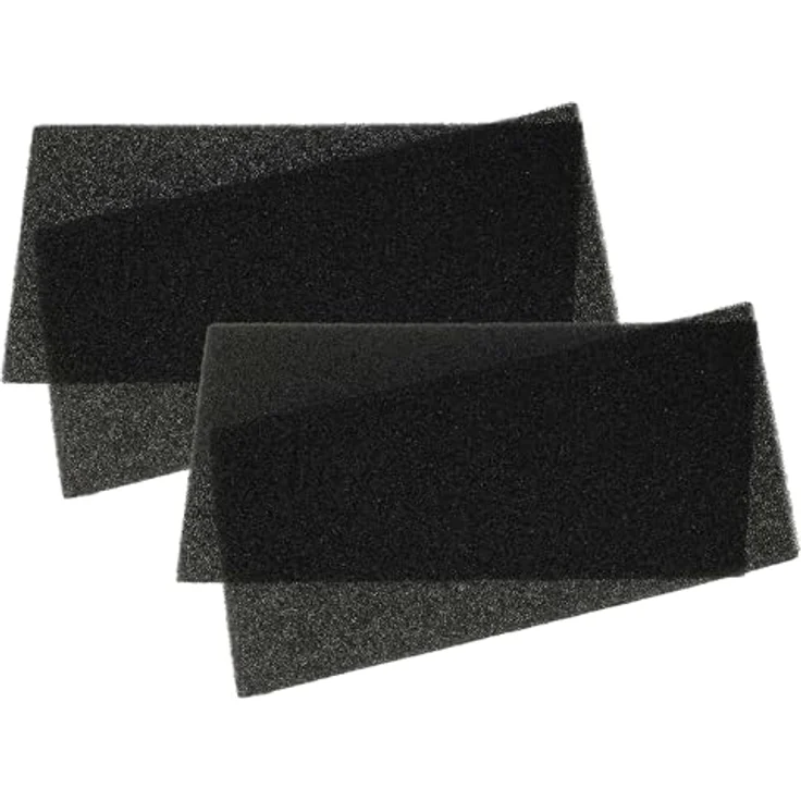 vhbw 4x Schaumfilter 40 PPI, kompatibel mit Bauknecht TK Uniq 73A DI & 72A DI, schwarzes Hygiene-Filter-Set für Wäschetrockner – Bild 1
