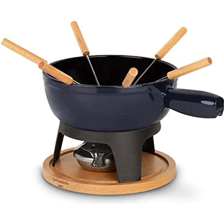 La Fonderie 1890 MONT JOUX Fondue-Gerät, Gusseisen emailliert, 1.8 liters – Bild 2