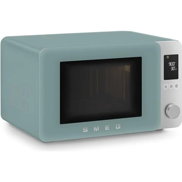 Smeg MOC02EGMEU Kombi-Mikrowelle, Emerald Green, 9 Garfunktionen, Inverter-Technologie, LCD-Farbdisplay, Grill- und Heißluftfunktion – Bild 3