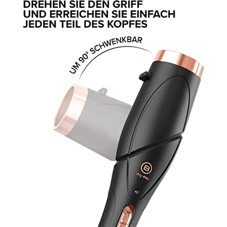 Bellissima Twist & Style, Lockenstab, Griff + 4 Zubehörteile für Locken und Wellen, automatische Temperatur, schnelles Aufheizen, Keramikbeschichtung, um 90 verstellbar, Geschenkidee – Bild 3