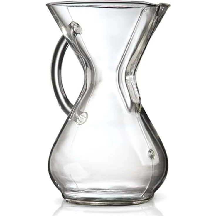 Chemex CM-6GH Kaffee Zubereiter, mit Glasgriff, für bis zu 6 Tassen – Bild 2