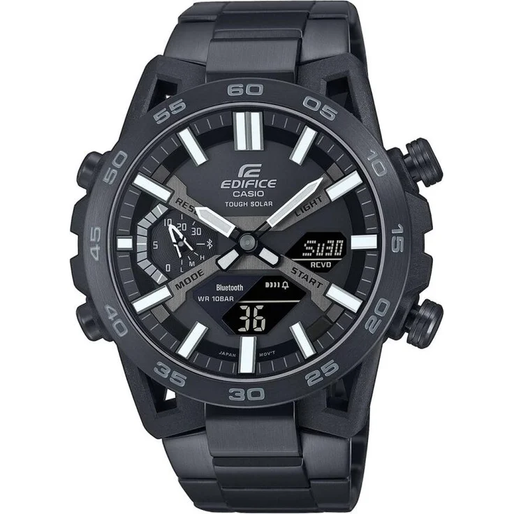 Casio Armbanduhr ECB-2000DC-1BEF, mit Dual Time Funktion – Bild 1