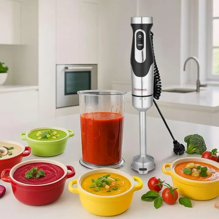 Gastroback Stabmixer, Modell 40968, leistungsstarker Handmixer mit vielseitigen Einsatzmöglichkeiten – Bild 4