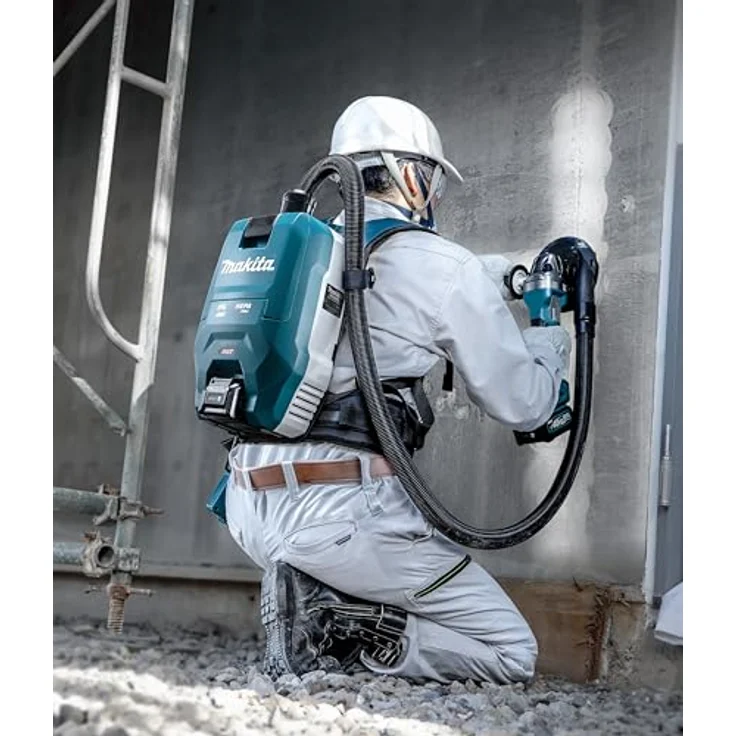 Makita VC009GZ01 Akku-Rucksackstaubsauger 40V max. mit AWS (ohne Akku, ohne Ladegerät), Petrol/Schwarz – Bild 18