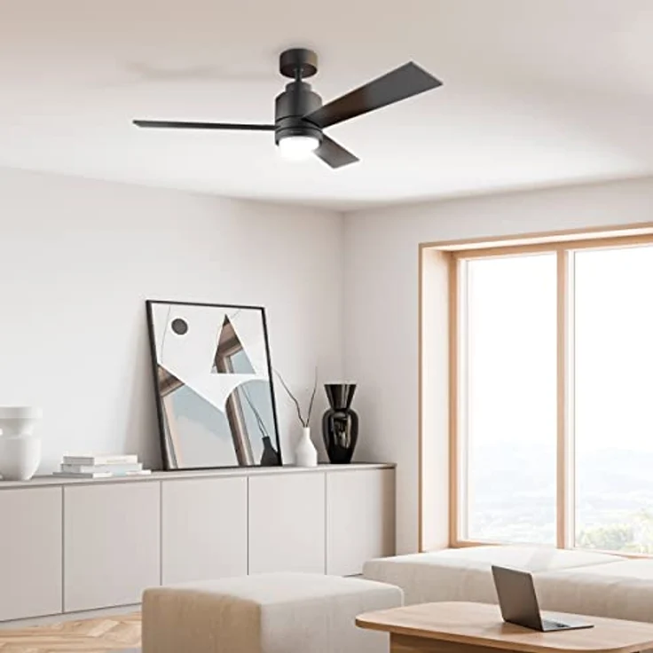 Cecotec Deckenventilator EnergySilence Aero 4850 Style Black. 30 W, Durchmesser 48 Zoll mit 3 Flügeln, Fernbedienung, DC-Motor, 6 Geschwindigkeiten, Winter-Summer und Natural Breeze – Bild 2