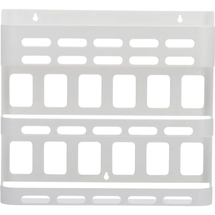 Westmark Gewürzregal, Für Wand- und Innentürbefestigung, 37,9 x 6,9 x 34,9 cm, Kunststoff, Weiß, Parato, 52202260 – Bild 4
