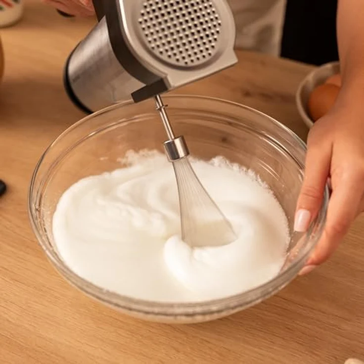 Cecotec Handrührgerät PowerTwist 500 Full Steel, 500 W, 5 Geschwindigkeiten, Turbofunktion, mit Schneebesen, Rühr- und Knethaken, ergonomisches Design – Bild 4