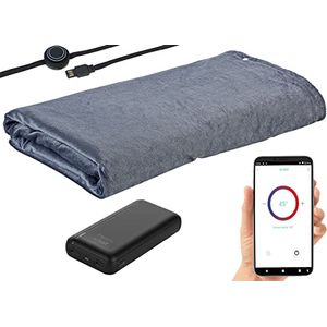 Bild für Wilson Gabor Powerstation: Smarte Heizdecke 180 x 100cm mit Bluetooth & Powerbank 20.000 mAh (Heizdecke elektrisch)