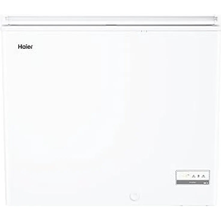 Haier HCE200C, Gefriertruhe 196 Liter mit LED-Innenbeleuchtung und Schnellgefrier-Funktion, Energieeffizienzklasse C