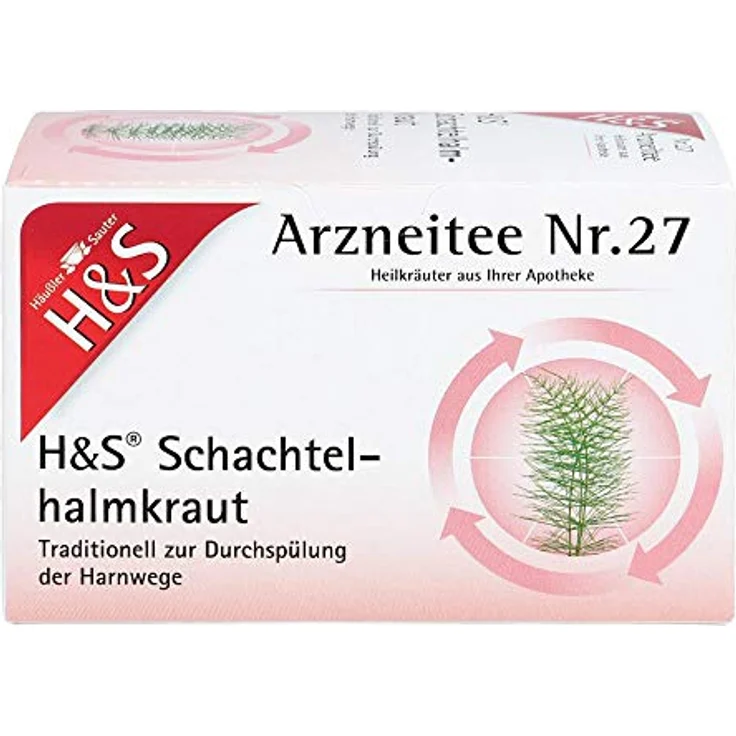 H&S Schachtelhalmkraut Filterbeutel, Arzneikräutertee, leicht bitter, 20x2 g – Bild 2