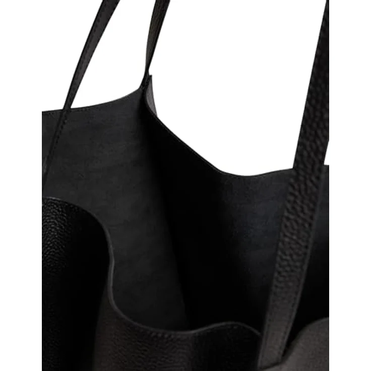 Ted Baker Schultertasche Tammila, Leder, Schwarz, 30cm x 16cm x 41cm, 1 Hauptfach, 18 l Volumen – Bild 3