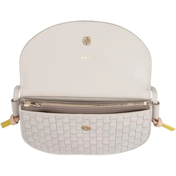 Dudu Skye Umhängetasche, Leder Handtasche 21 cm, schwarz – Bild 5