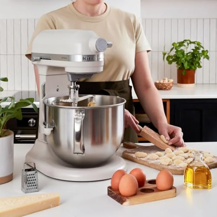 KitchenAid 5KSM70SHXEMH Artisan Küchenmaschine, 6,6 L, 325 Watt, geräuscharmer Motor, 11 Geschwindigkeitsstufen, Milkshake – Bild 5