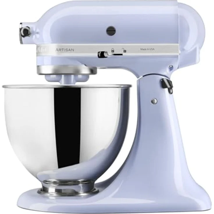 KitchenAid 5KSM125ELR, Küchenmaschine Artisan mit neigbarem Kopf, Weiss – Bild 6