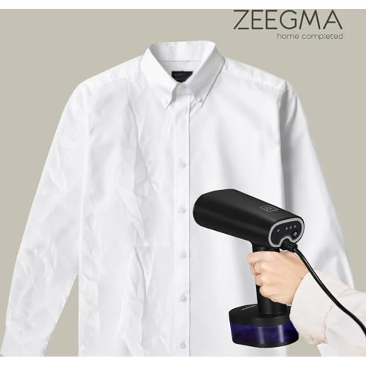 ZEEGMA STEAMEE 2-in-1 tragbarer Dampfglätter, Dampfbügeleisen 1640 W, 370 ml, Dampfleistung 25 g/Min., Aufheizen in 30 Sekunden, inkl. Zubehör – Bild 4