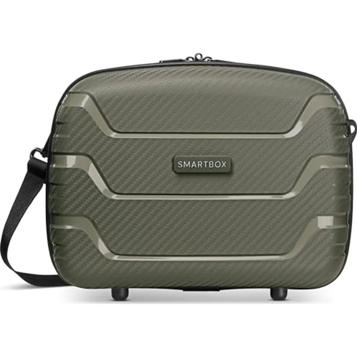 SMARTBOX Hartschalen Handgepäck Kosmetik-Koffer | Stabiles Beauty-Case mit Aufsteckfunktion | 34 x 17 x 27 cm aus leichtem Polypropylen (Edition 01) – Bild 1