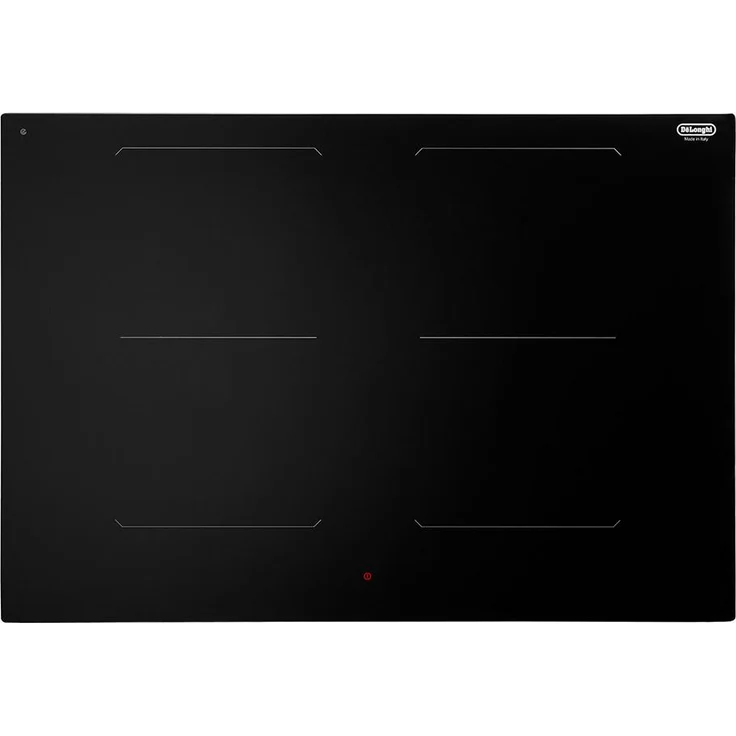 De’Longhi SLI 754, Induktionskochfeld 75 cm mit 4 Kochzonen, digitalem Timer und Sicherheitsfunktionen, Schwarz