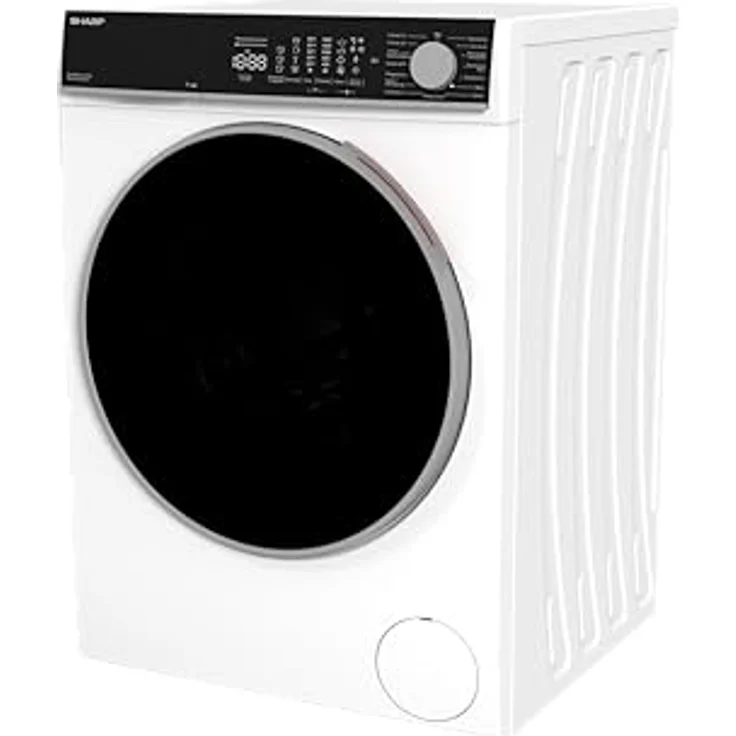 SHARP ES-MNFL814CWA-DE Frontlader Waschmaschine | 8 kg | Energieeffizienzklasse A | 1400 U/min | Inverter Motor | WiFi-Steuerung | Dampf-Funktion | Weiß – Bild 9