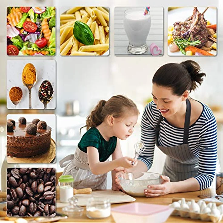 Duronic KS100 PK Küchenwaage | 5 kg Digitalwaage mit 1,2 L abnehmbarer Schüssel | 1 g grammgenau Präzision-Feinwaage | Haushaltswaage mit Tara-Funktion | Digitale Waage mit Hold-Funktion | Zum Kochen – Bild 5
